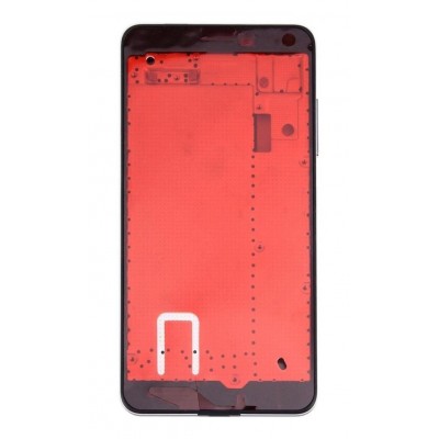 Lcd Frame Middle Chassis For Microsoft Lumia 650 White By - Maxbhi Com
