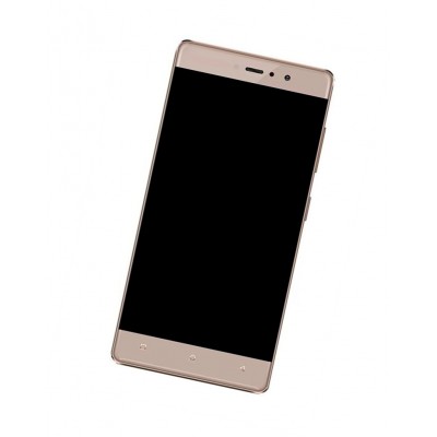 Lcd Frame Middle Chassis For Allview X3 Soul Style Gold By - Maxbhi Com