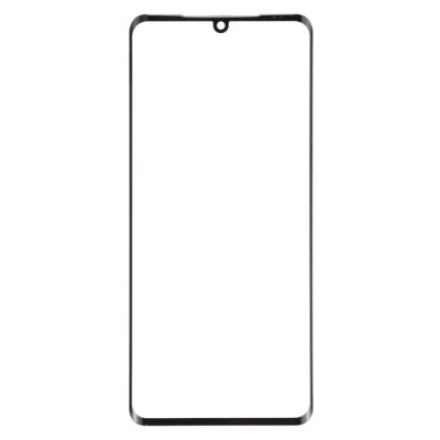 Replacement Front Glass For Lg Velvet 5g Black By - Maxbhi Com