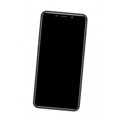 Lcd Frame Middle Chassis For Allview P10 Style Black By - Maxbhi Com