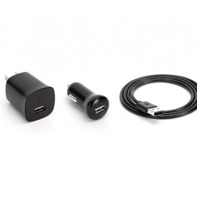 3 in 1 Charging Kit for Micromax Canvas A1 with USB Wall Charger, Car Charger & USB Data Cable
