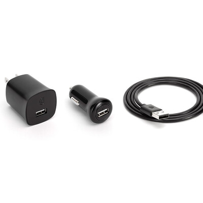 3 in 1 Charging Kit for Pantech Vega LTE EX IM-A820L with USB Wall Charger, Car Charger & USB Data Cable