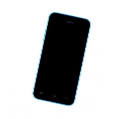 Lcd Frame Middle Chassis For Spice M6111 Black By - Maxbhi Com