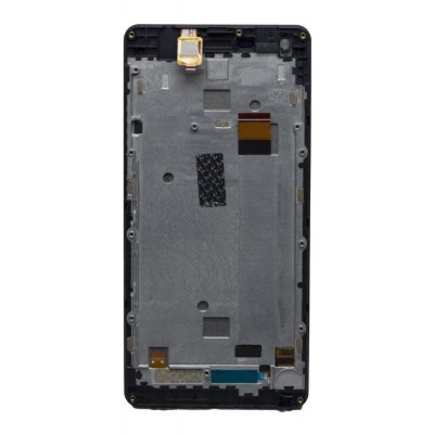 Lcd With Touch Screen For Intex Staari 12 Black By - Maxbhi Com