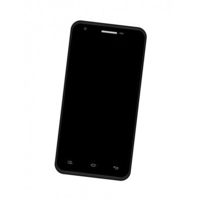 Lcd Frame Middle Chassis For Celkon Millennia Q452 Black By - Maxbhi Com