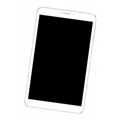 Lcd Frame Middle Chassis For Sansui F40 Silver By - Maxbhi Com