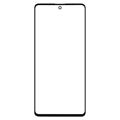 Replacement Front Glass For Samsung Galaxy A71 5g Black By - Maxbhi Com