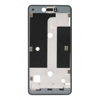 Lcd Frame Middle Chassis For Bq Aquaris U Black By - Maxbhi Com