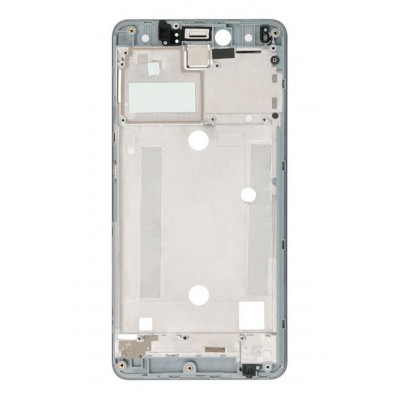 Lcd Frame Middle Chassis For Bq Aquaris U Black By - Maxbhi Com