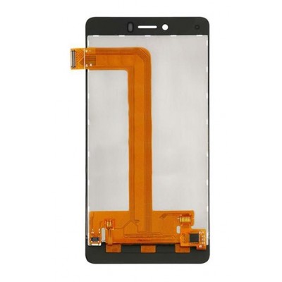 Lcd With Touch Screen For Bq Aquaris U Black By - Maxbhi Com