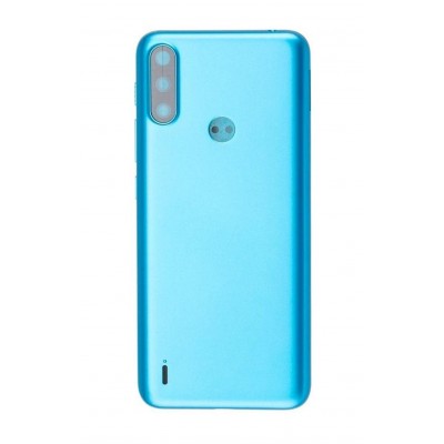 Back Panel Cover For Motorola Moto E7 Power Blue - Maxbhi Com