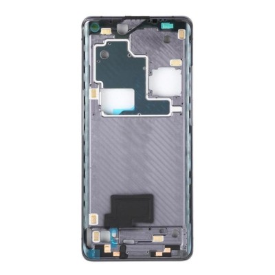 Lcd Frame Middle Chassis For Oppo Find X2 Pro Black By - Maxbhi Com