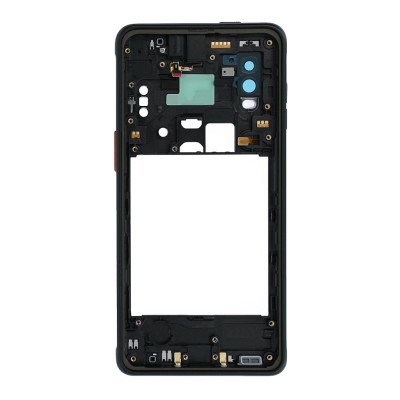 Lcd Frame Middle Chassis For Samsung Galaxy Xcover Pro White By - Maxbhi Com