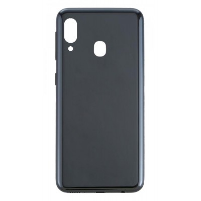 Back Panel Cover For Samsung Galaxy A20e Black - Maxbhi Com