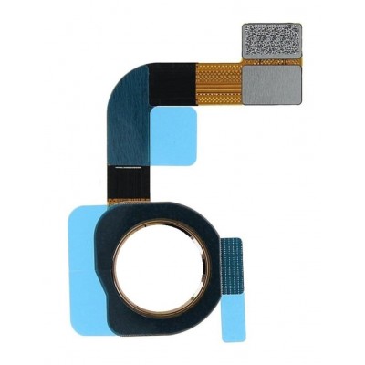Fingerprint Sensor Flex Cable For Nokia 7 Plus White By - Maxbhi Com