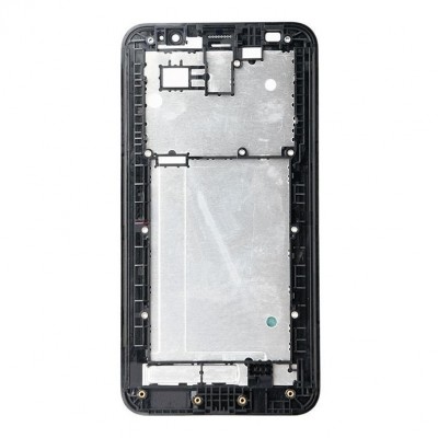 Lcd Frame Middle Chassis For Asus Zenfone 2 Ze550ml Black By - Maxbhi Com