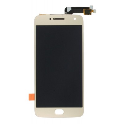 Lcd With Touch Screen For Moto G5 Plus Gold By - Maxbhi Com