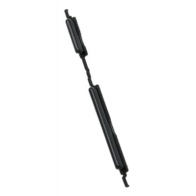 Volume Side Button Outer For Samsung Galaxy A20e Black By - Maxbhi Com