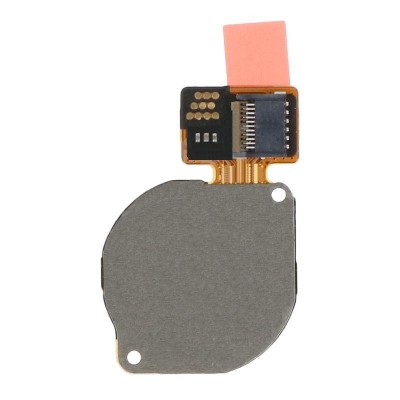 Fingerprint Sensor Flex Cable For Huawei Y7p Black By - Maxbhi Com
