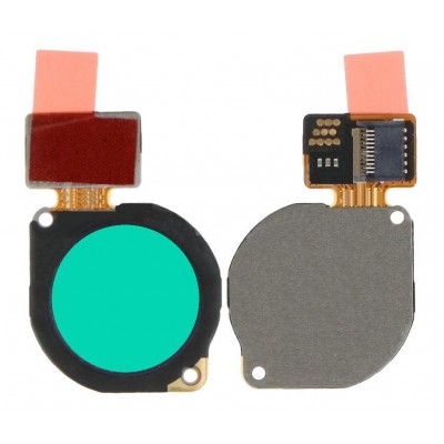 Fingerprint Sensor Flex Cable For Huawei Y7p Blue By - Maxbhi Com