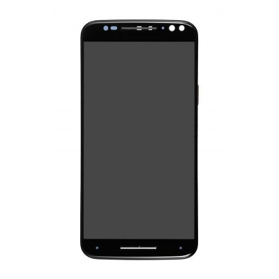 Lcd With Touch Screen For Motorola Moto X Style 16gb Black By - Maxbhi Com
