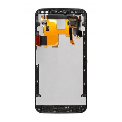 Lcd With Touch Screen For Motorola Moto X Style 16gb Black By - Maxbhi Com