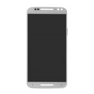 Lcd With Touch Screen For Motorola Moto X Style 16gb White By - Maxbhi Com