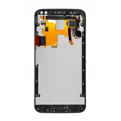 Lcd With Touch Screen For Motorola Moto X Style 16gb White By - Maxbhi Com