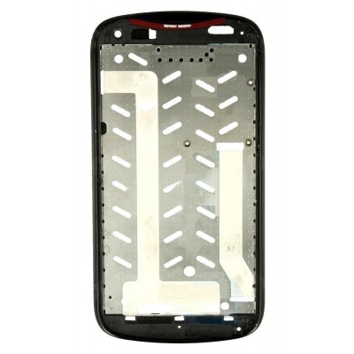 Lcd Frame Middle Chassis For Acer Liquid E2 Duo With Dual Sim White By - Maxbhi Com
