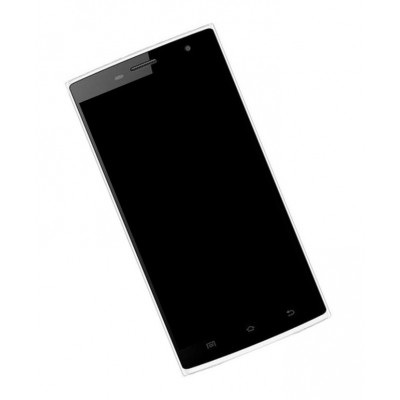 Lcd Frame Middle Chassis For Celkon Q5 White By - Maxbhi Com
