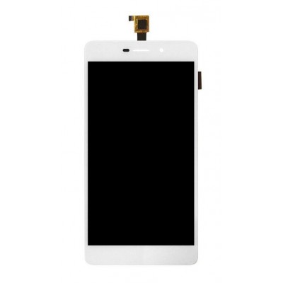 Lcd With Touch Screen For Wiko Pulp Fab 4g White By - Maxbhi Com