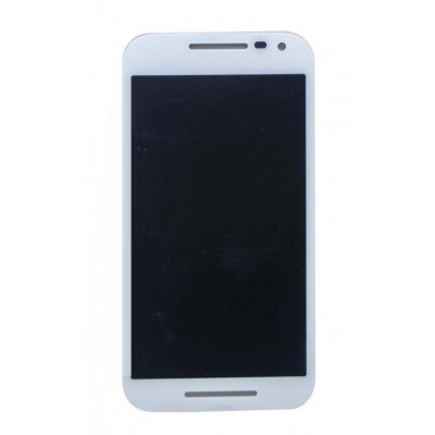 Lcd With Touch Screen For Motorola Moto G 3rd Gen White By - Maxbhi Com