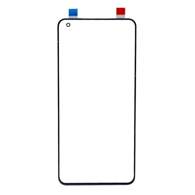 Replacement Front Glass For Vivo X50 Black By - Maxbhi Com