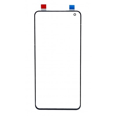 Replacement Front Glass For Vivo X50 Black By - Maxbhi Com