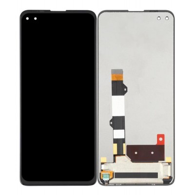 Lcd With Touch Screen For Motorola Moto G100grey By - Maxbhi Com