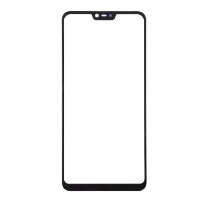 Replacement Front Glass For Xiaomi Mi 8 Lite Black By - Maxbhi Com