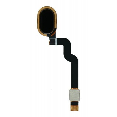 Fingerprint Sensor Flex Cable For Motorola Moto X4 Black By - Maxbhi Com