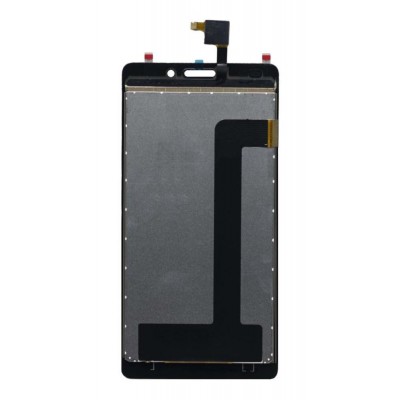 Lcd With Touch Screen For Intex Aqua Super Black By - Maxbhi Com