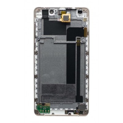 Lcd With Touch Screen For Intex Aqua Super Champagne By - Maxbhi Com