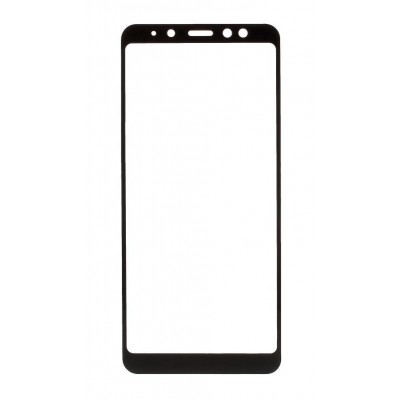 Replacement Front Glass For Samsung Galaxy A8 Plus 2018 Blue By - Maxbhi Com
