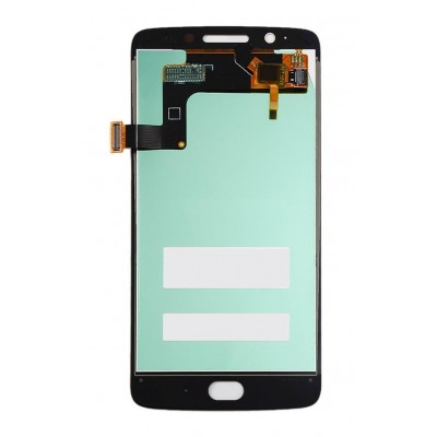 Lcd With Touch Screen For Moto G5 Black By - Maxbhi Com
