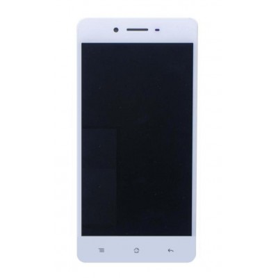 Lcd With Touch Screen For Oppo F1 White By - Maxbhi Com