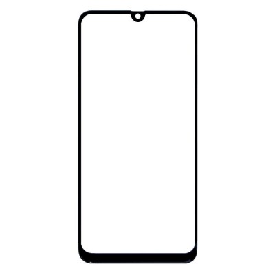 Replacement Front Glass For Samsung Galaxy M21 Black By - Maxbhi Com
