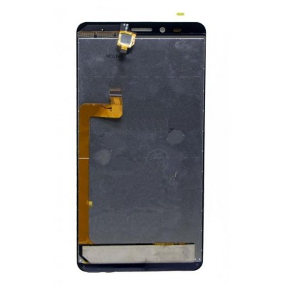 Lcd With Touch Screen For Lyf Wind 2 Black By - Maxbhi Com