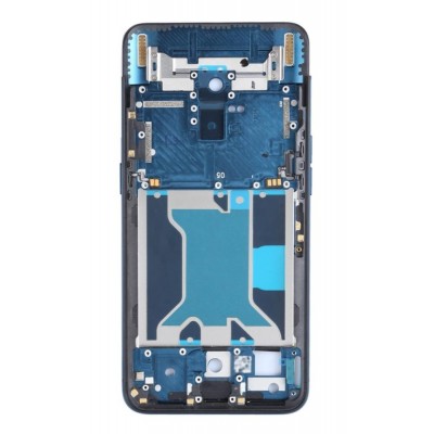 Lcd Frame Middle Chassis For Oppo Find X Black By - Maxbhi Com