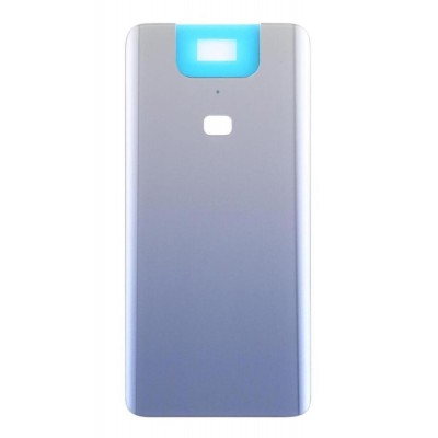 Back Panel Cover For Asus Zenfone 6 Zs630kl Silver - Maxbhi Com