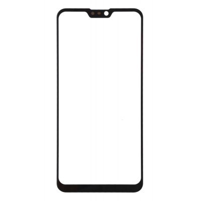 Replacement Front Glass For Asus Zenfone Max Pro M2 Zb631kl Black By - Maxbhi Com