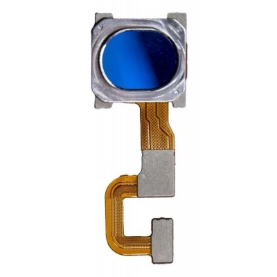 Fingerprint Sensor Flex Cable For Oppo F9 Blue By - Maxbhi Com