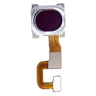 Fingerprint Sensor Flex Cable For Oppo F9 F9 Pro Purple By - Maxbhi Com