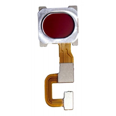 Fingerprint Sensor Flex Cable For Oppo F9 F9 Pro Red By - Maxbhi Com